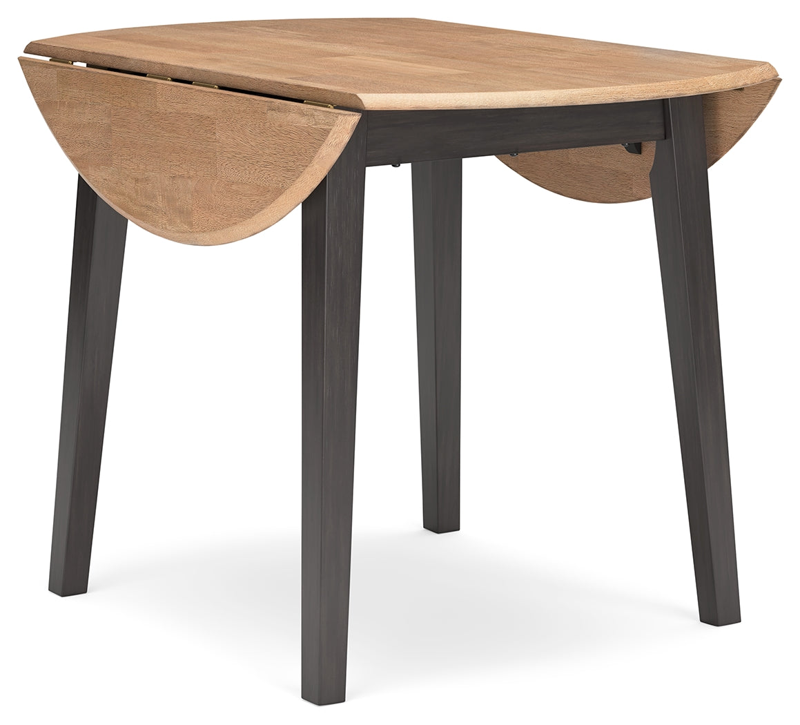 Gesthaven Dining Table and 4 Chairs in Natural/Brown from Ashley Furniture - Luna Furniture