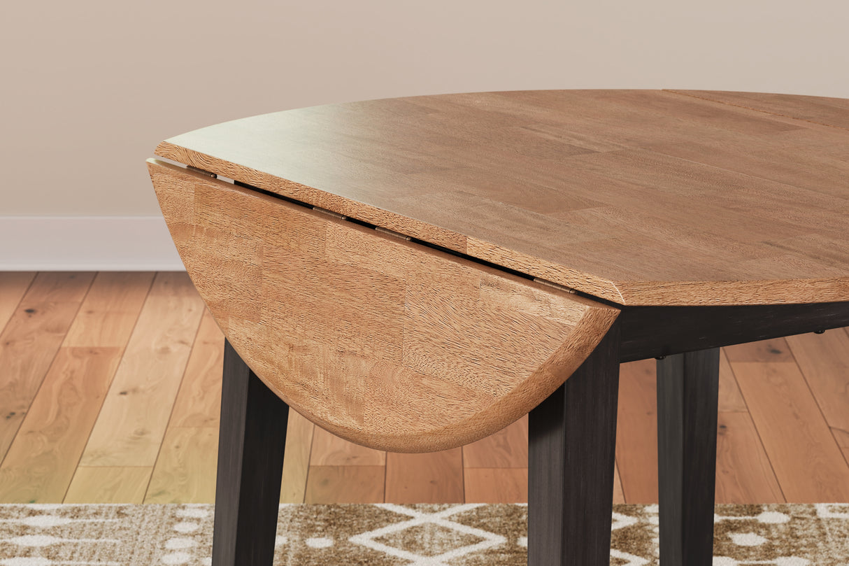Gesthaven Dining Table and 4 Chairs in Natural/Brown from Ashley Furniture - Luna Furniture