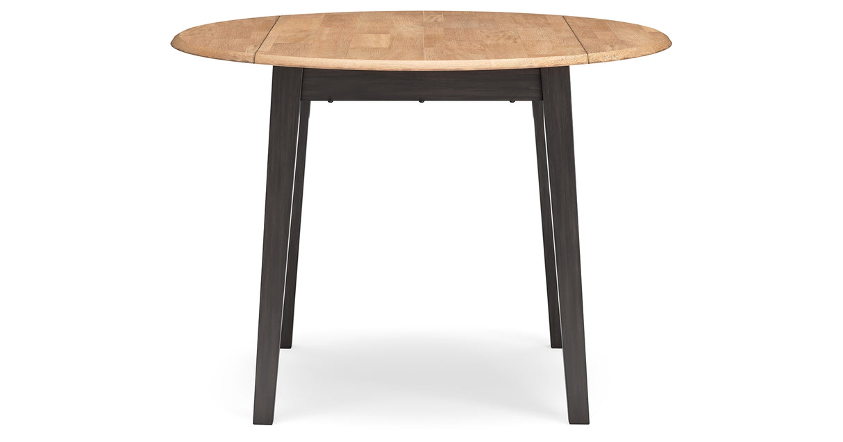 Gesthaven Natural/Brown Dining Table and 2 Chairs from Ashley - Luna Furniture