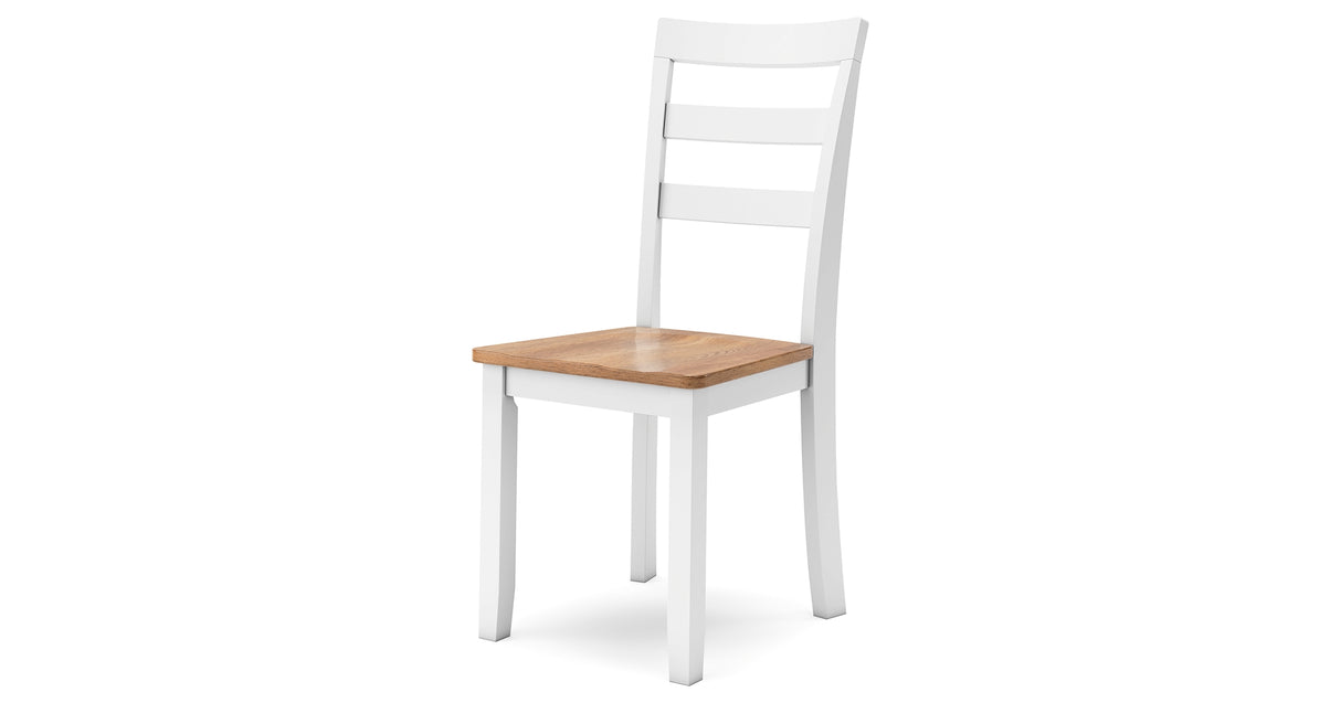 Gesthaven Natural/White Dining Table and 2 Chairs from Ashley - Luna Furniture