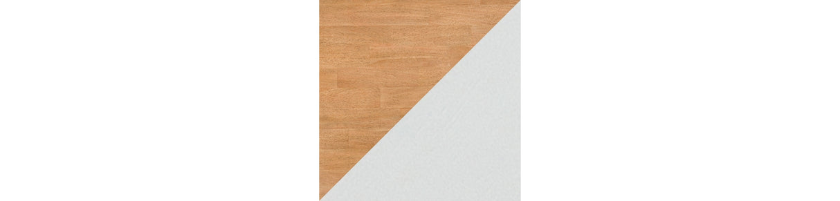 Gesthaven Natural/White Counter Height Dining Table and 4 Barstools from Ashley - Luna Furniture