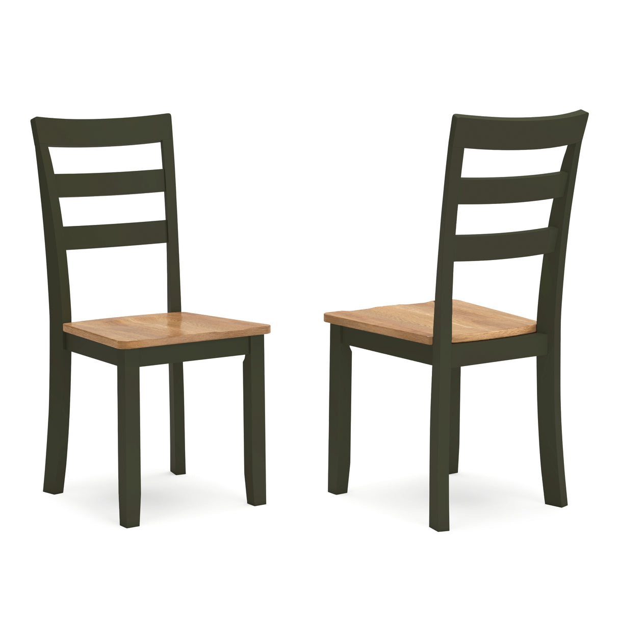Gesthaven Natural/Green Dining Table and 4 Chairs from Ashley - Luna Furniture