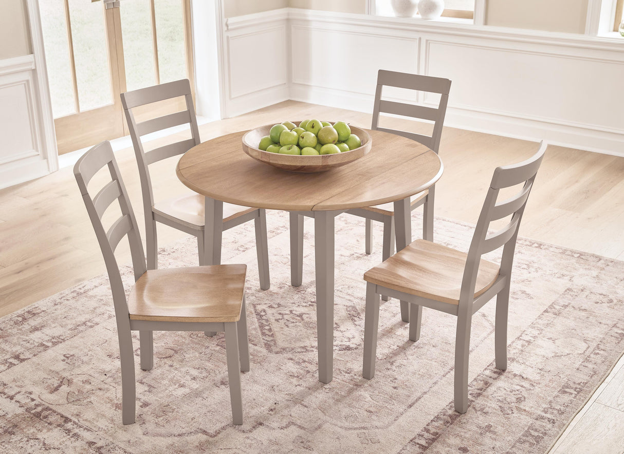 Harperfeld Natural/Gray Dining Room Set from Ashley - Luna Furniture
