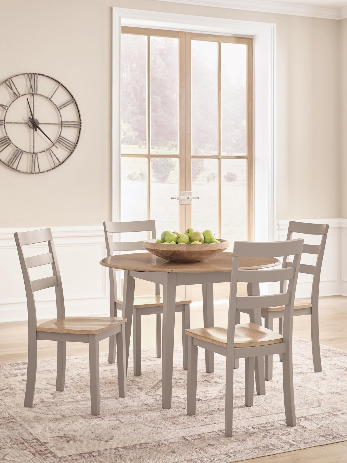 Harperfeld Natural/Gray Dining Room Set from Ashley - Luna Furniture