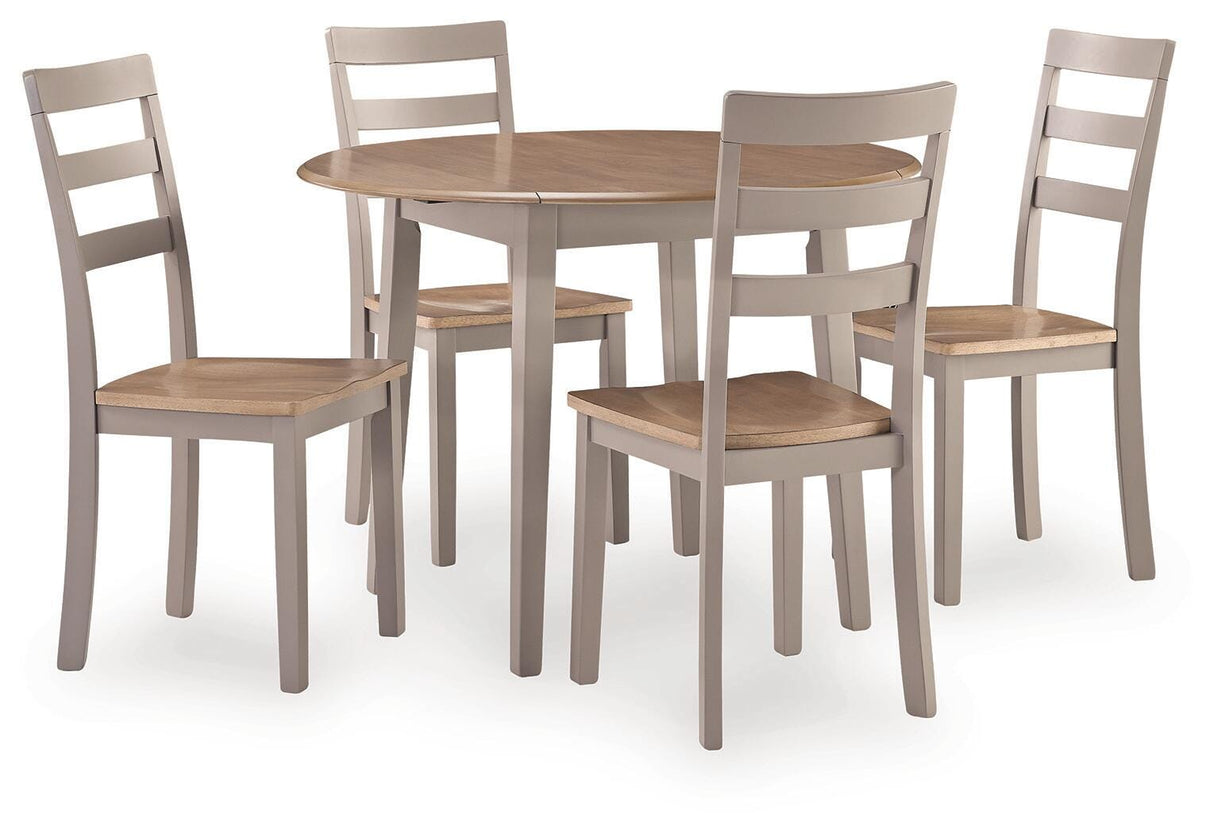Harperfeld Natural/Gray Dining Room Set from Ashley - Luna Furniture