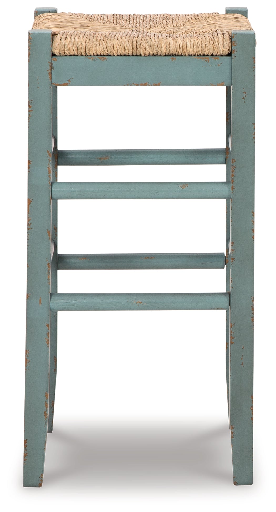 Mirimyn Teal Bar Height Barstool, Set of 2 from Ashley - Luna Furniture