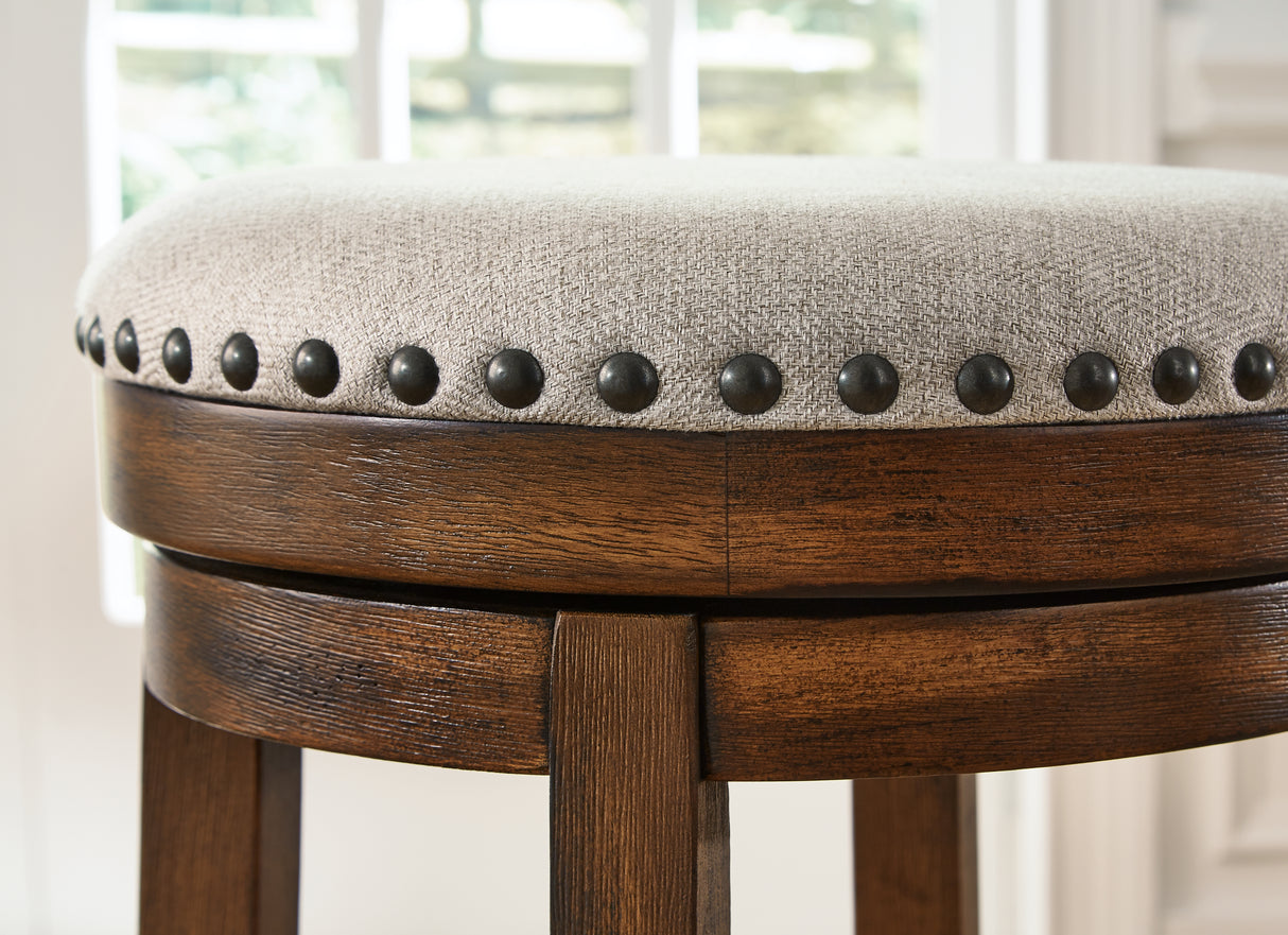 Valebeck Brown/Black Counter Height Stool from Ashley - Luna Furniture