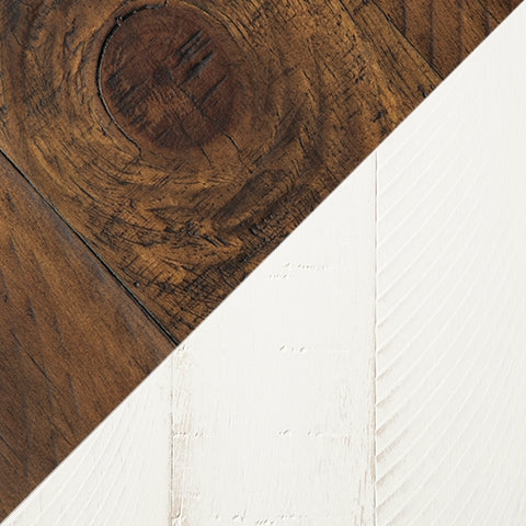 Valebeck White/Brown Counter Height Dining Table from Ashley Furniture - Luna Furniture