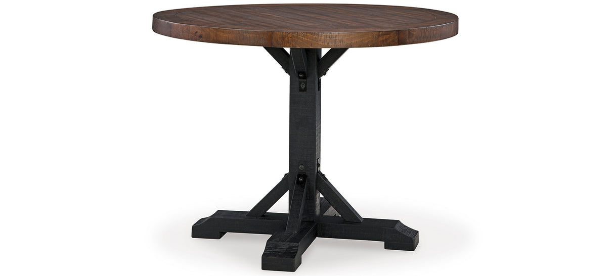 Valebeck Multi Counter Height Table and 4 Barstools