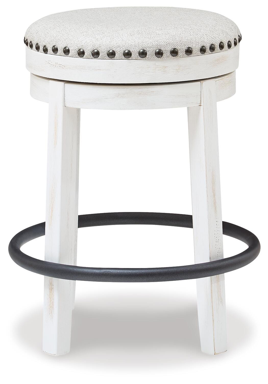 Valebeck White/Brown Counter Height Dining Table and 8 Barstools from Ashley Furniture - Luna Furniture
