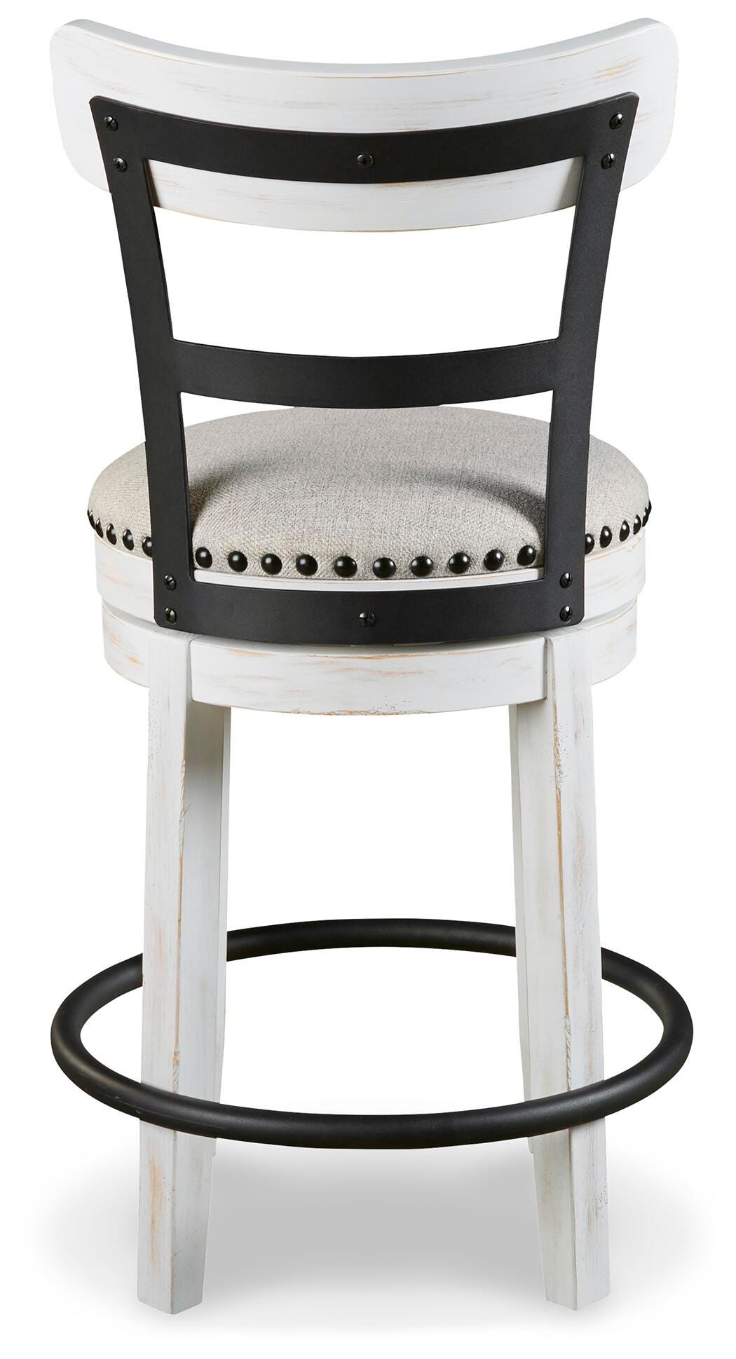 Valebeck White/Brown Counter Height Dining Table and 8 Barstools from Ashley Furniture - Luna Furniture