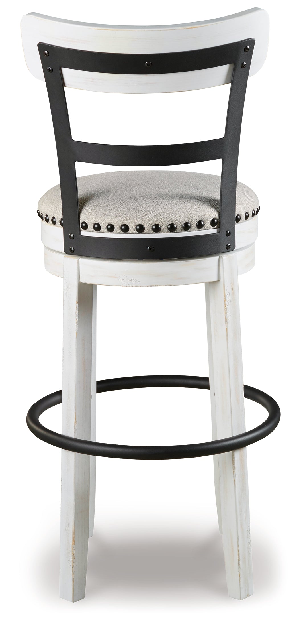 Valebeck White Bar Height Barstool from Ashley Furniture - Luna Furniture