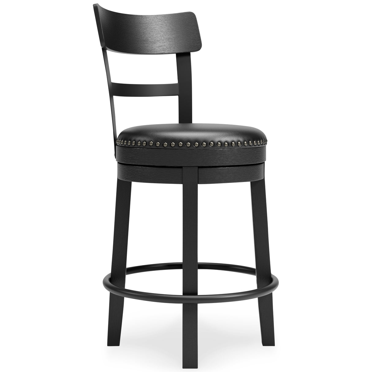Valebeck Black Counter Height Barstool from Ashley - Luna Furniture
