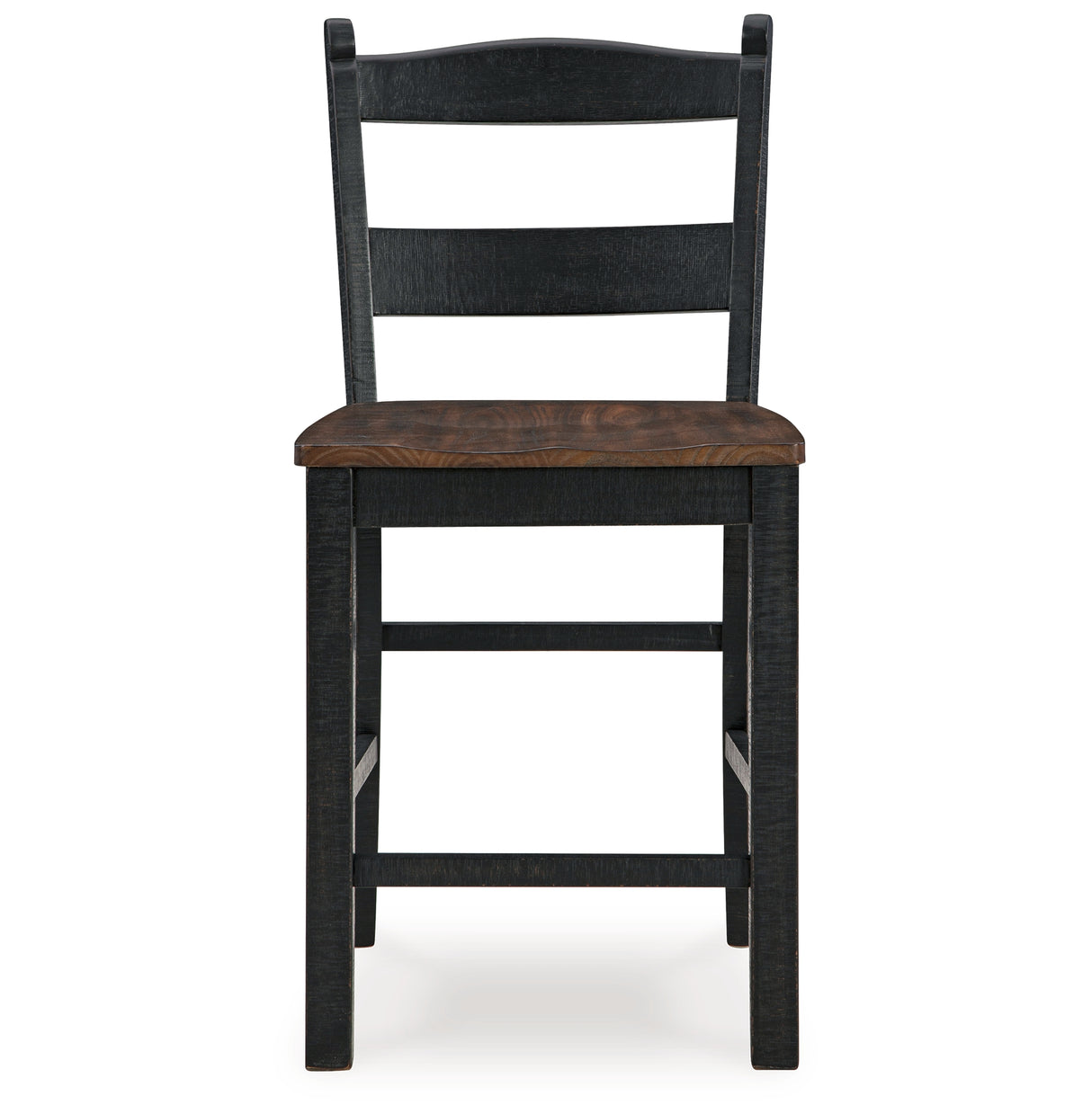 Valebeck Black/Brown Counter Height Barstool, Set of 2 from Ashley - Luna Furniture