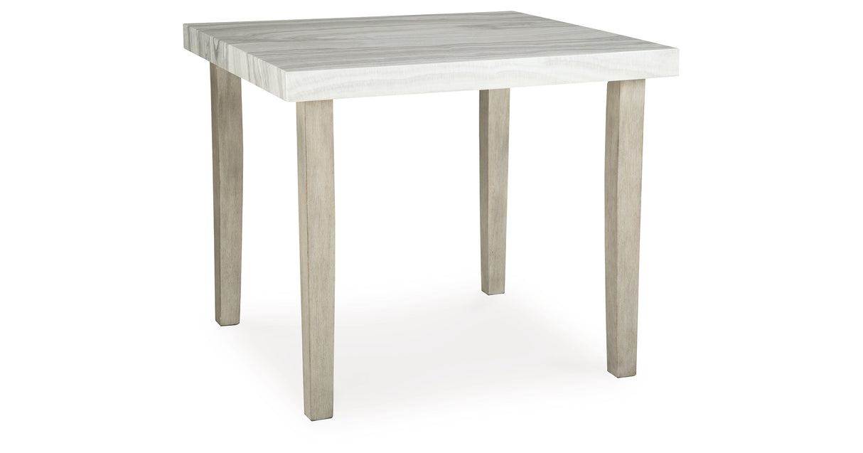 Larawyn Bisque Counter Height Dining Table from Ashley - Luna Furniture