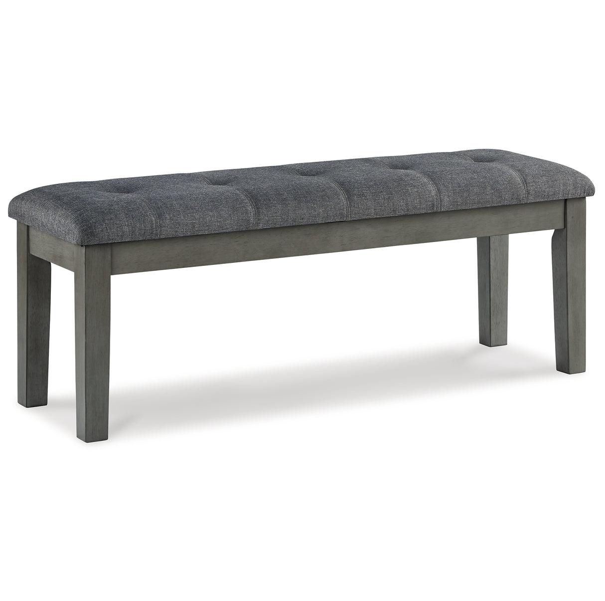 Hallanden Two-tone Gray 50" Dining Bench from Ashley Furniture - Luna Furniture