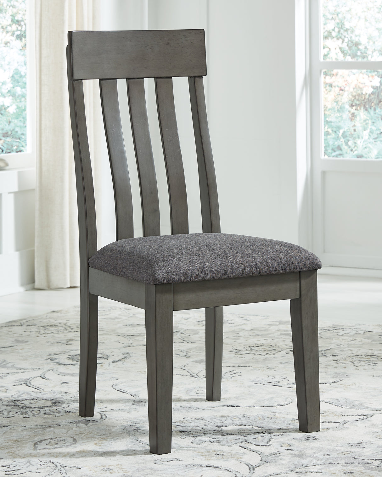 Hallanden Two-tone Gray Extendable Dining Set from Ashley Furniture - Luna Furniture