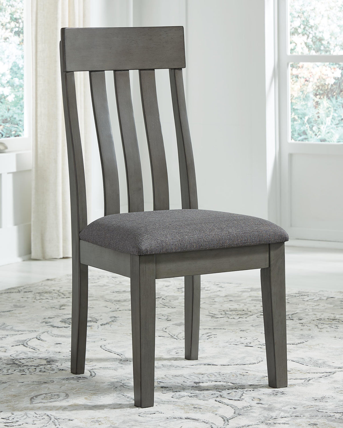 Hallanden Two-tone Gray Dining Chair, Set of 2 from Ashley Furniture - Luna Furniture