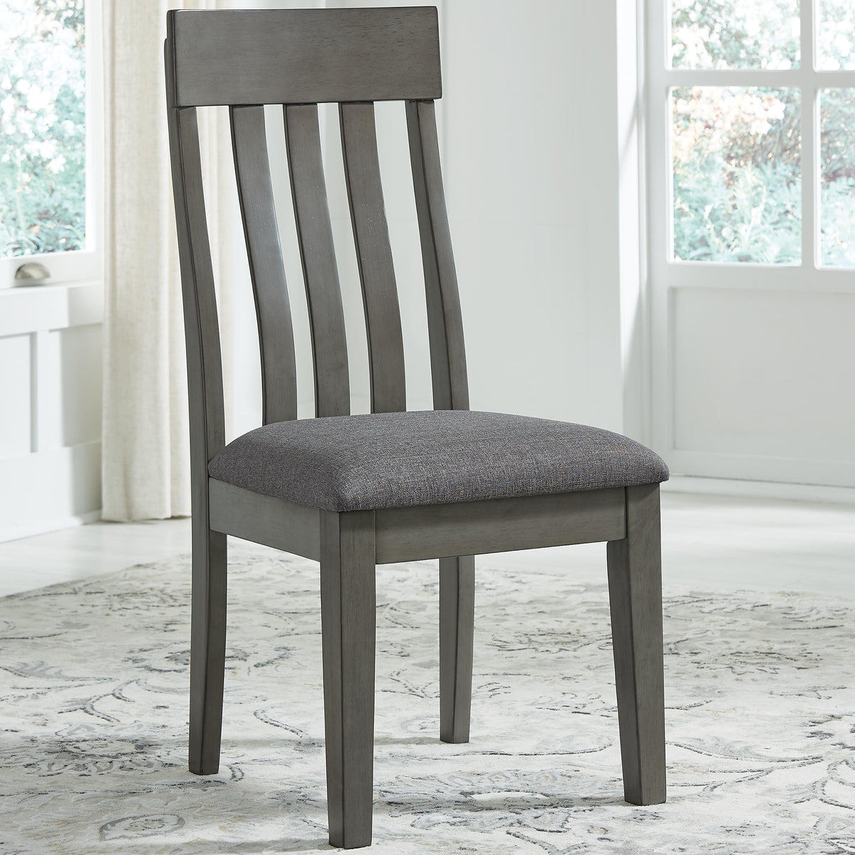 Hallanden Two-tone Gray Dining Chair, Set of 2 from Ashley Furniture - Luna Furniture