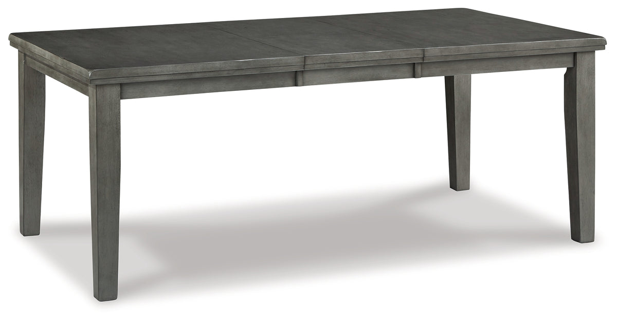 Hallanden Gray Dining Extension Table from Ashley Furniture - Luna Furniture