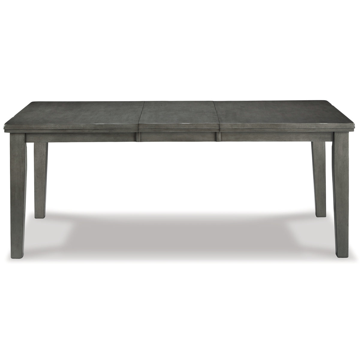Hallanden Two-tone Gray Dining Table, 4 Chairs, and Bench with Server from Ashley Furniture - Luna Furniture