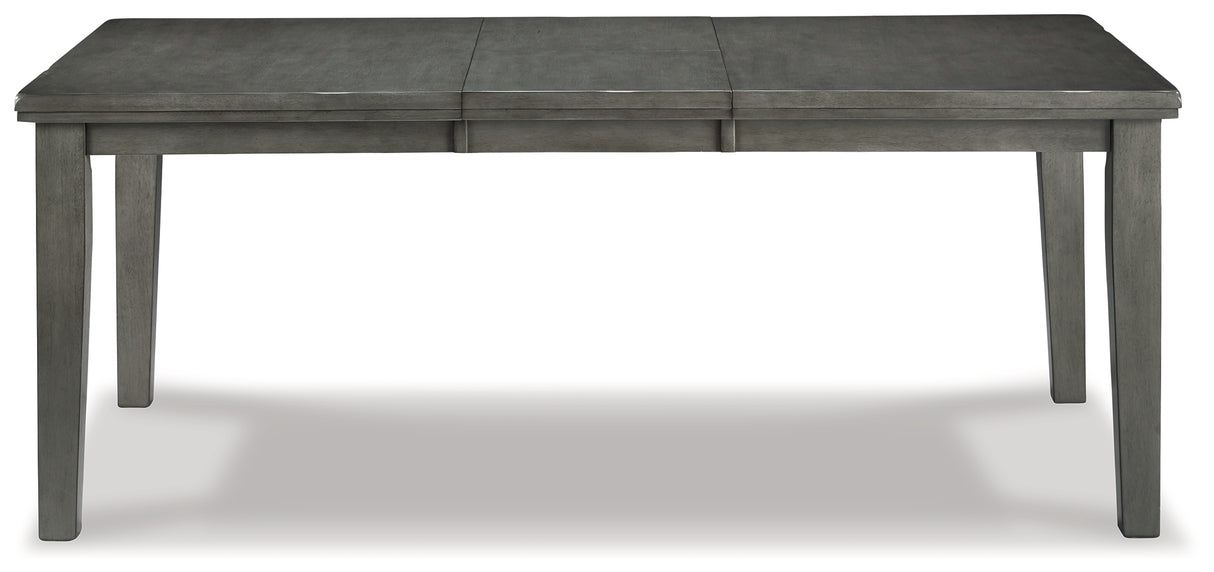 Hallanden Gray Dining Extension Table from Ashley Furniture - Luna Furniture