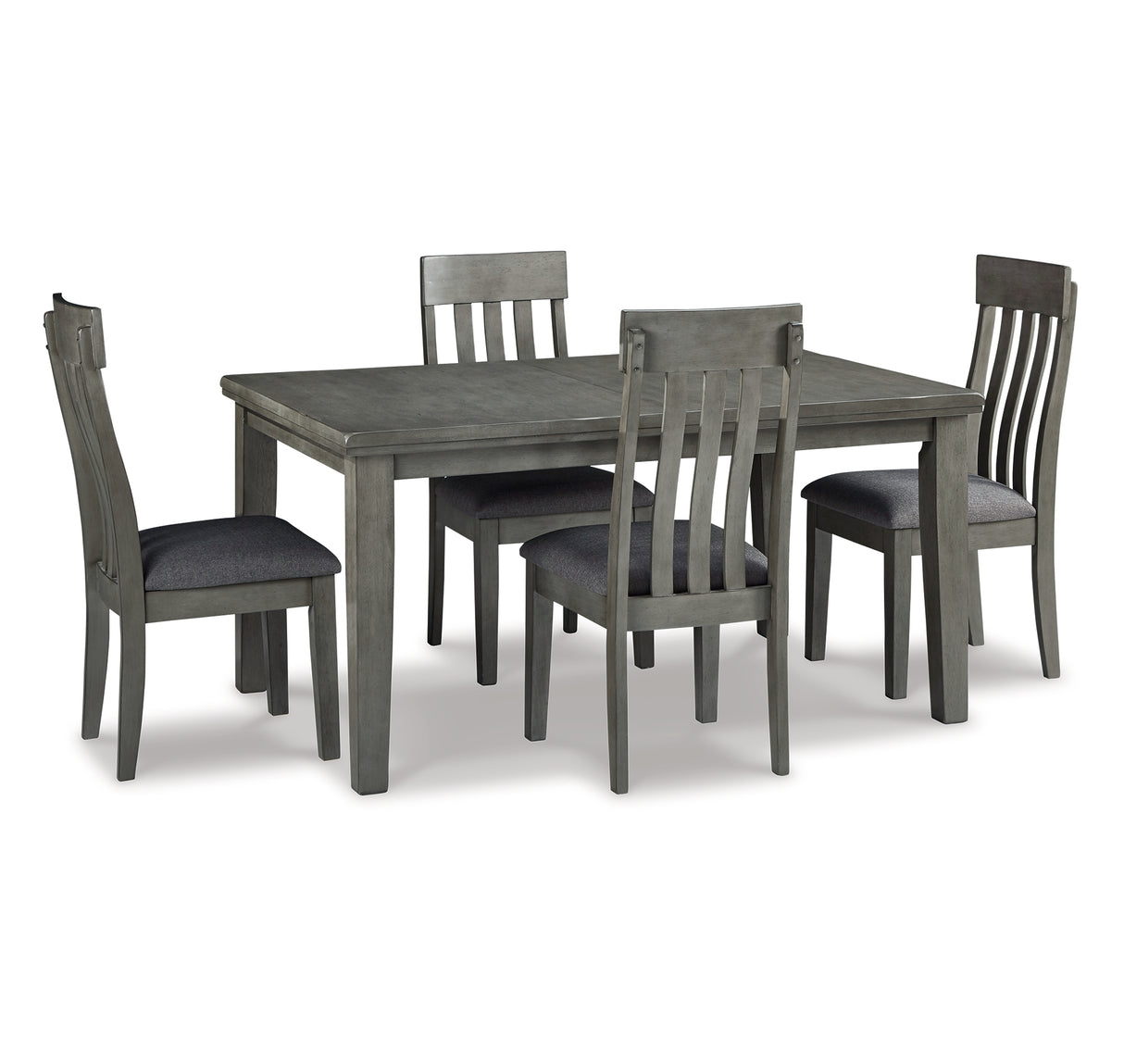 Hallanden Two-tone Gray Dining Table and 4 Chairs from Ashley - Luna Furniture