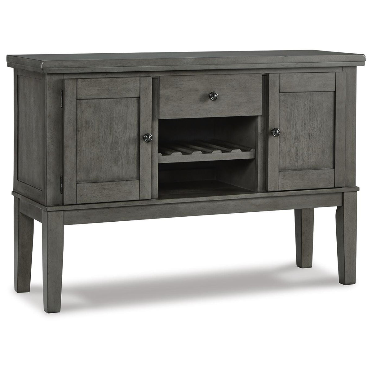 Hallanden Gray Dining Server from Ashley Furniture - Luna Furniture
