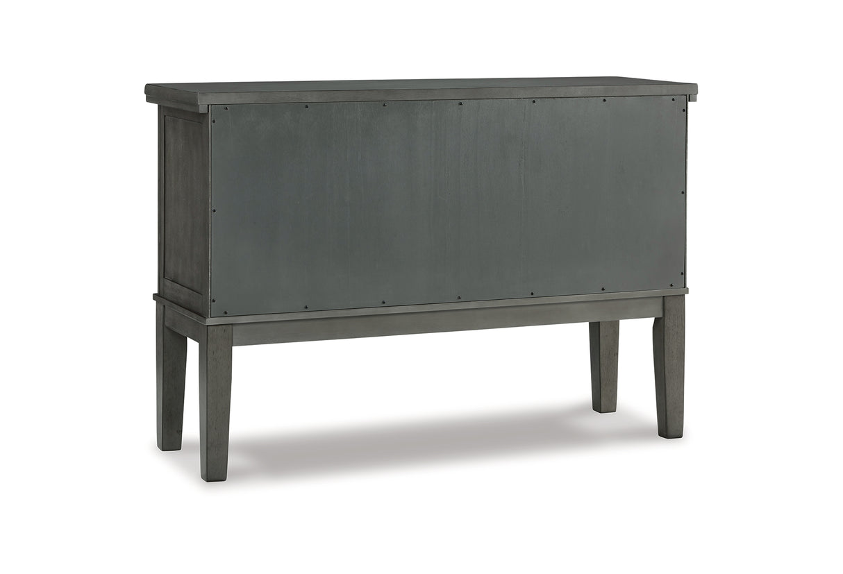 Hallanden Gray Dining Server from Ashley Furniture - Luna Furniture