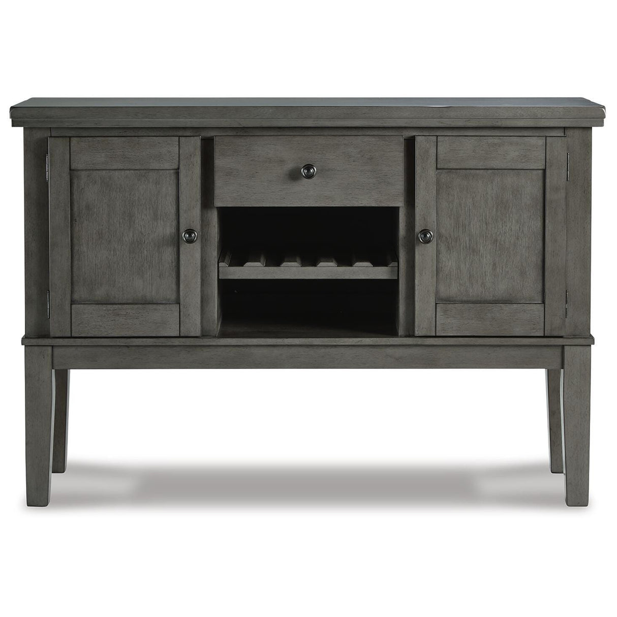 Hallanden Gray Dining Server from Ashley Furniture - Luna Furniture