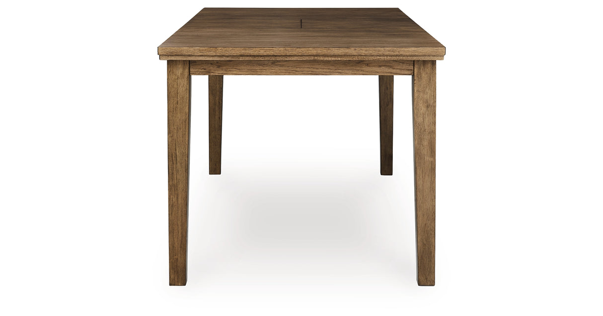 Urbinforte Light Brown Counter Height Dining Extension Table from Ashley - Luna Furniture
