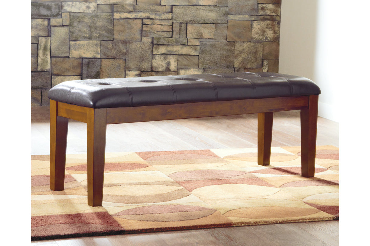 Ralene Medium Brown Dining Table and 4 Chairs and Bench from Ashley Furniture - Luna Furniture
