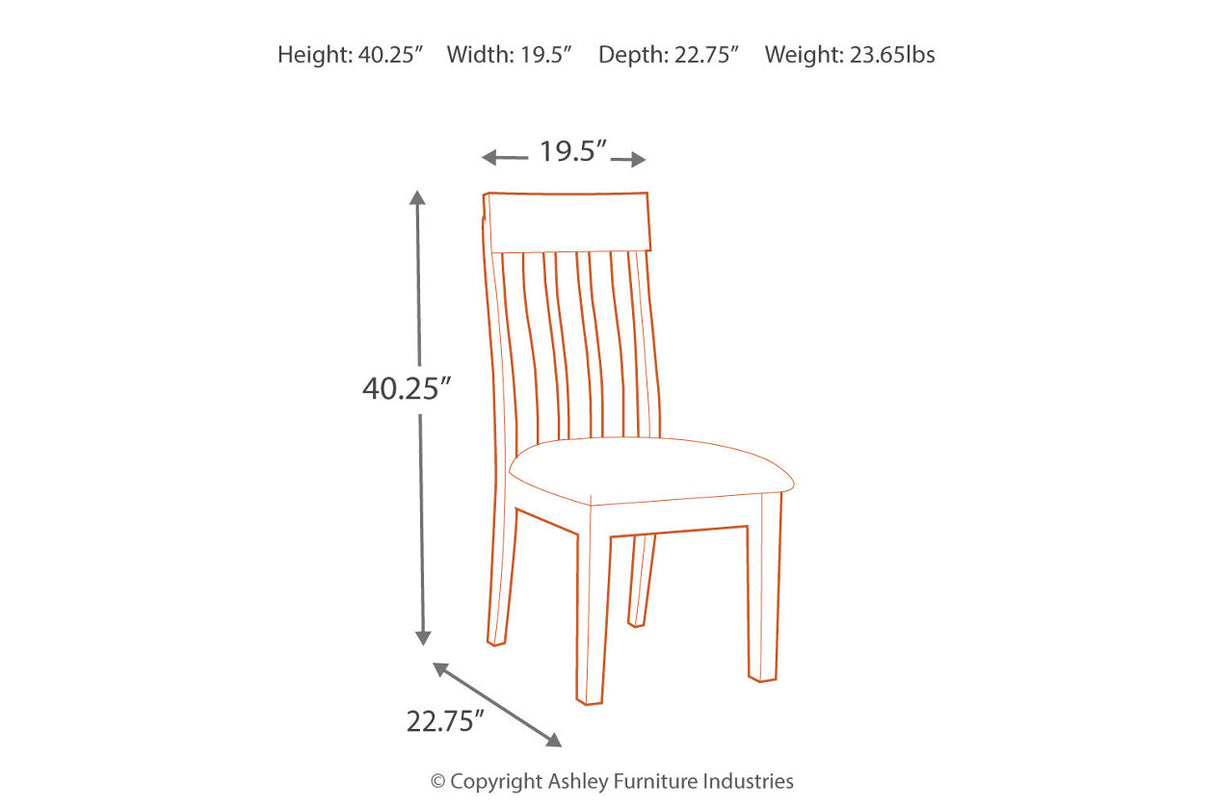 Ralene Medium Brown Dining Table and 4 Chairs and Bench from Ashley Furniture - Luna Furniture