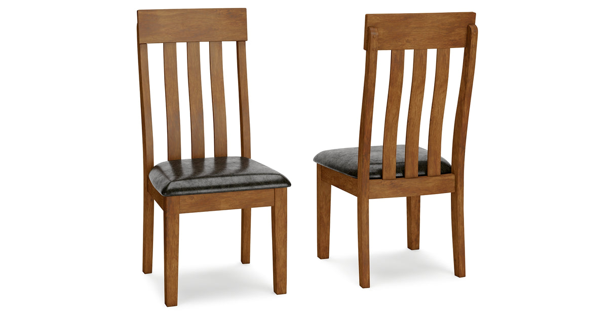 Ralene 2-Piece Dining Room Chair in Medium Brown from Ashley Furniture - Luna Furniture