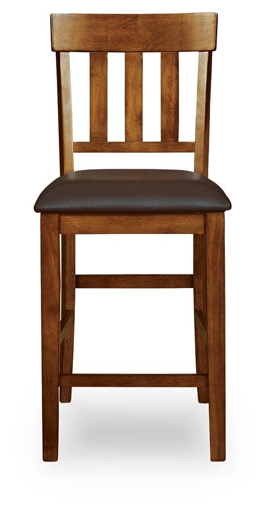 Ralene 2-Piece Bar Stool in Medium Brown from Ashley Furniture - Luna Furniture