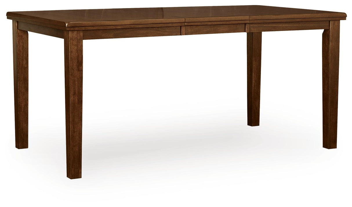 Ralene Medium Brown Counter Hight Dining Table and 6 Barstools from Ashley - Luna Furniture