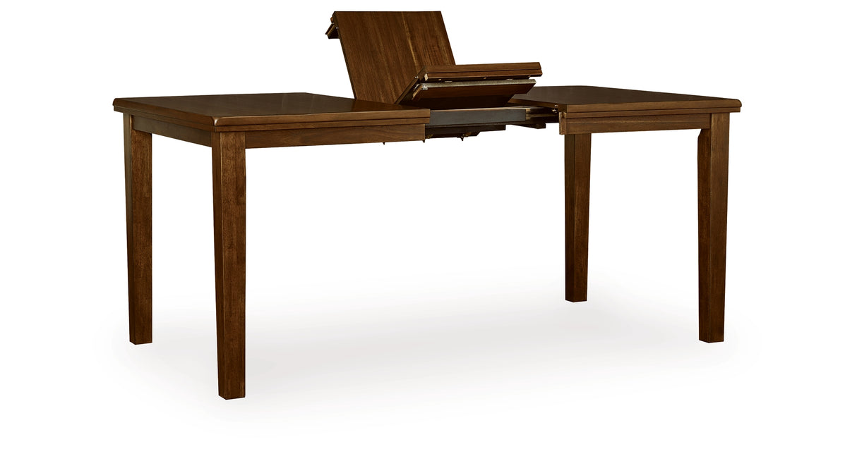 Ralene Medium Brown Counter Height Dining Table and 4 Barstools from Ashley Furniture - Luna Furniture