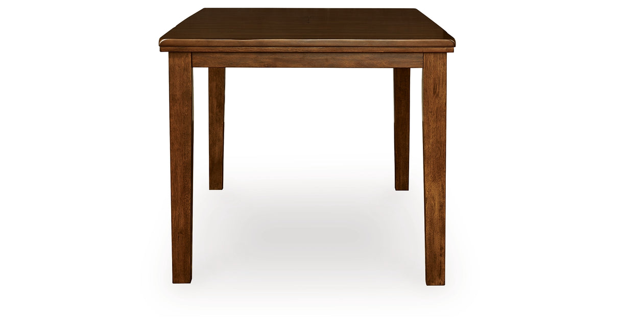 Ralene Medium Brown Counter Height Dining Table and 4 Barstools from Ashley Furniture - Luna Furniture