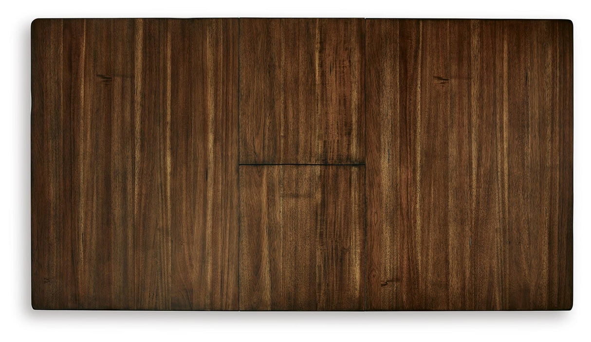 Ralene Medium Brown Counter Hight Dining Table and 6 Barstools from Ashley - Luna Furniture