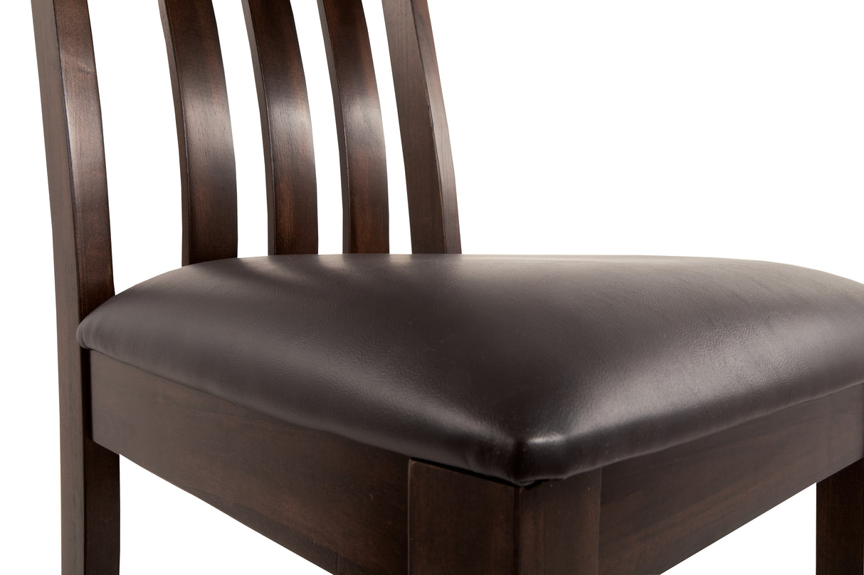 Haddigan 2-Piece Dining Room Chair in Dark Brown from Ashley Furniture - Luna Furniture