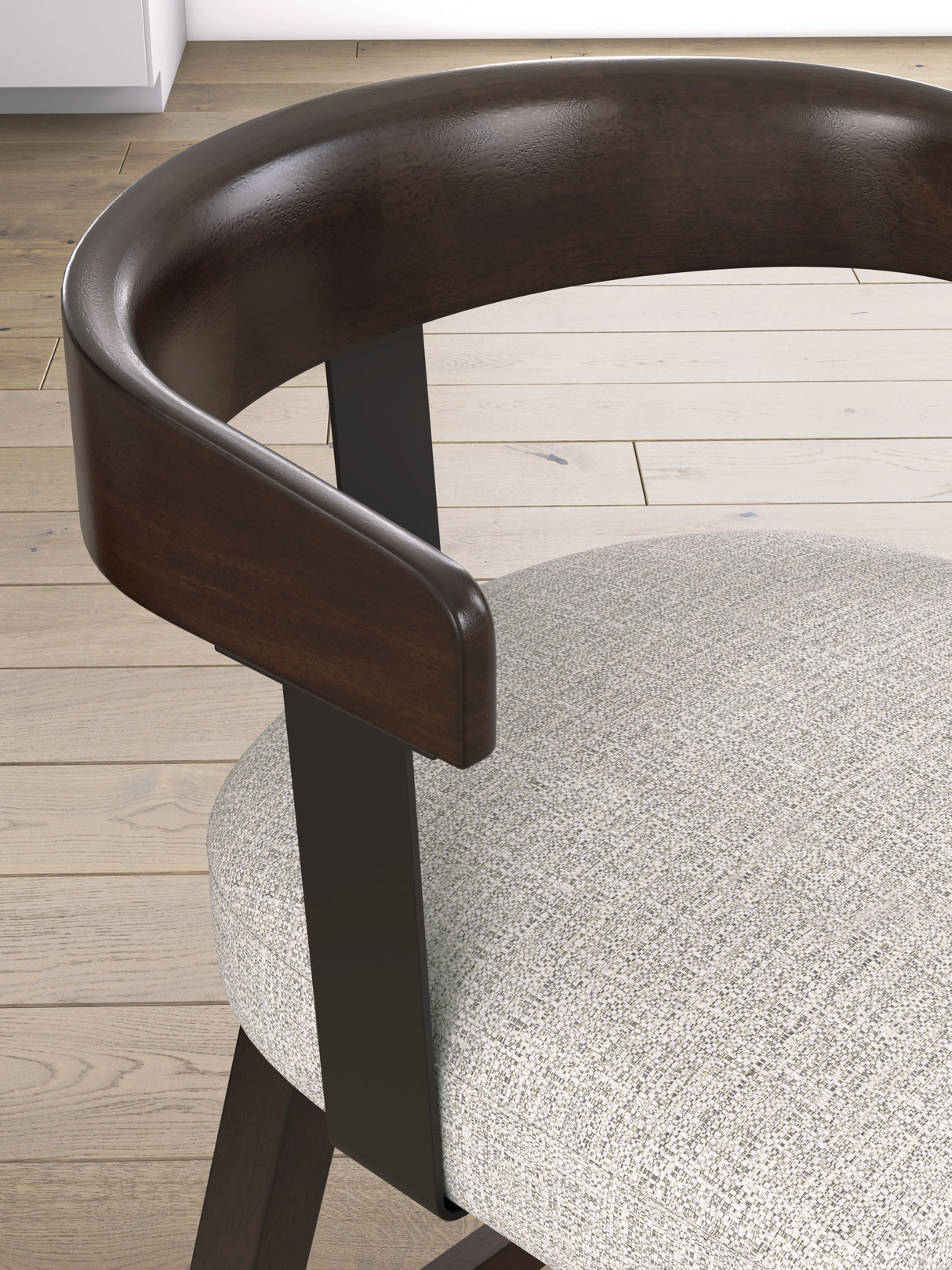 Haddigan Dark Brown Counter Height Barstool, Set of 2 from Ashley Furniture - Luna Furniture