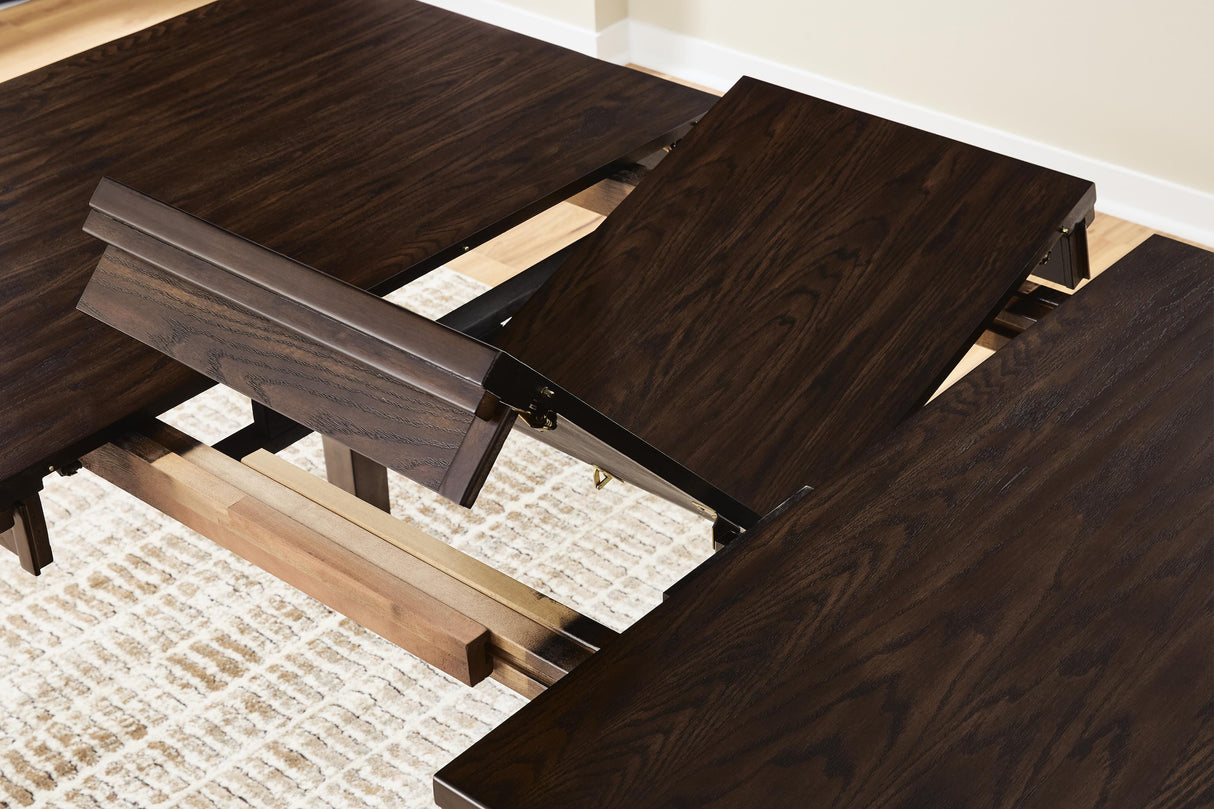 Haddigan Dark Brown Counter Height Set from Ashley Furniture - Luna Furniture