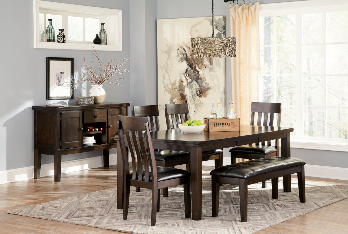 Haddigan 2-Piece Dining Room Chair in Dark Brown from Ashley Furniture - Luna Furniture