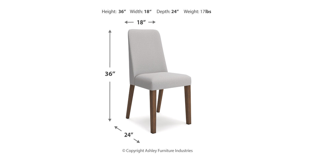 Lyncott Gray/Brown Extension Dining Table and 6 Chairs from Ashley Furniture - Luna Furniture
