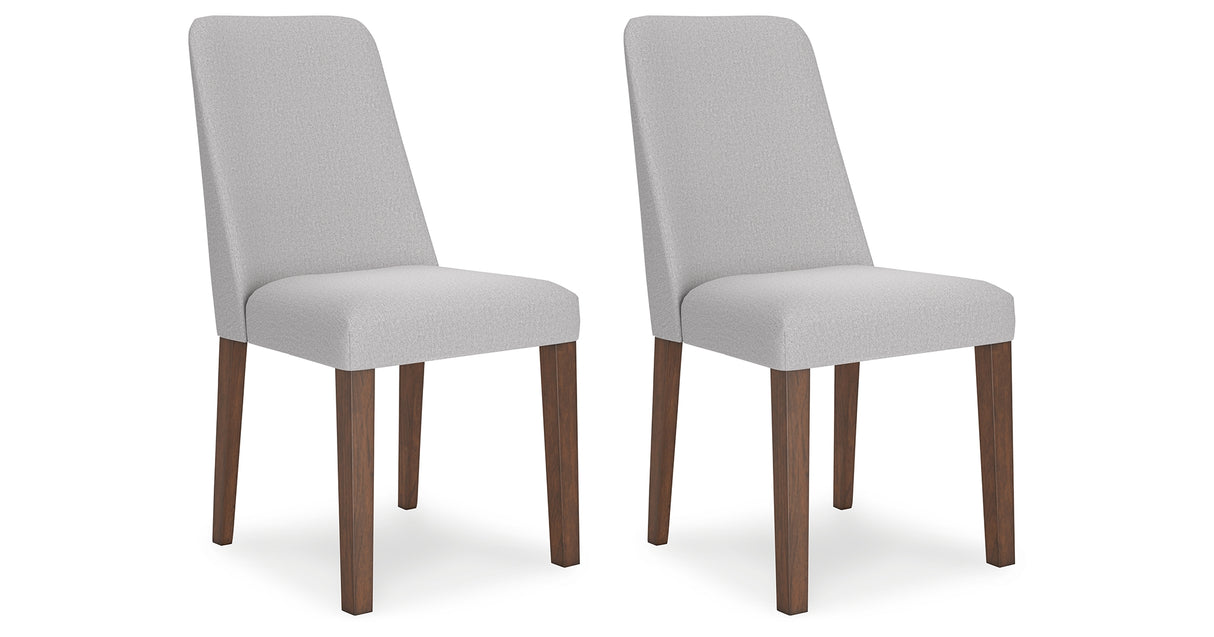 Lyncott Gray/Brown Extension Dining Table and 6 Chairs from Ashley Furniture - Luna Furniture