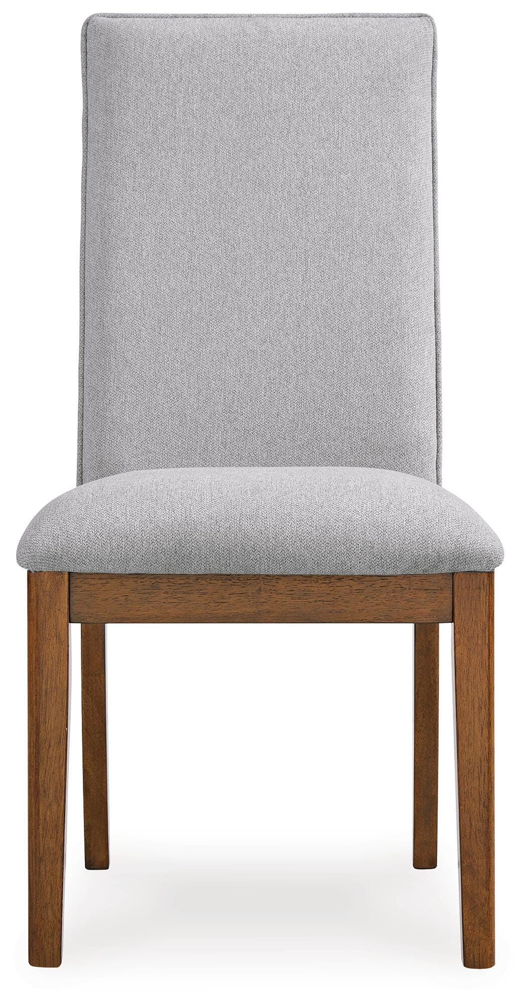 Lyncott Beige/Brown Extension Dining Table and 4 Upholstered Chairs from Ashley - Luna Furniture