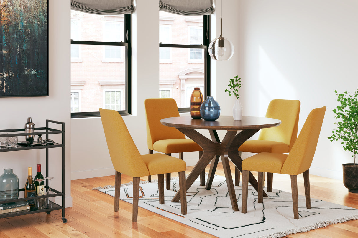 Lyncott Dining Table and 4 Chairs from Ashley - Luna Furniture