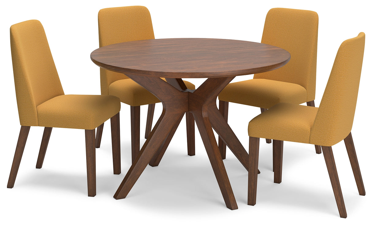 Lyncott Dining Table and 4 Chairs from Ashley - Luna Furniture