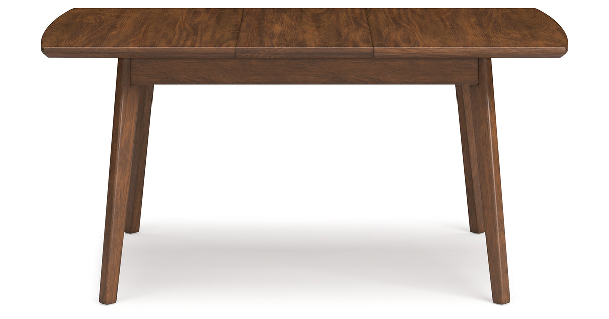 Lyncott Gray/Brown Extension Dining Table and 6 Chairs from Ashley Furniture - Luna Furniture
