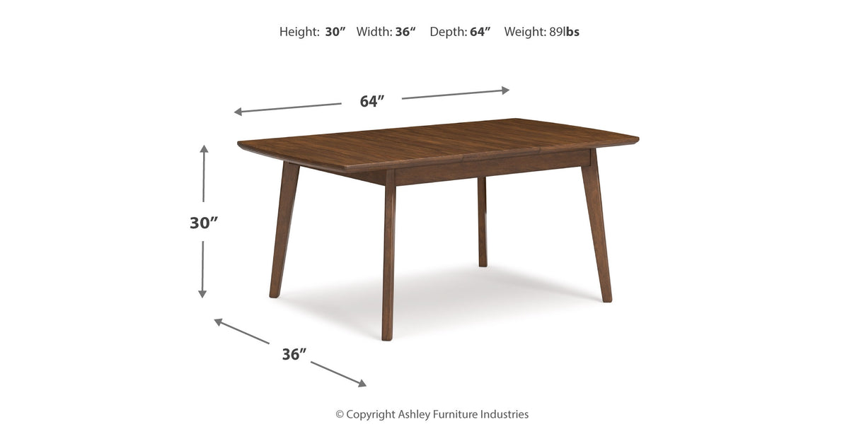 Lyncott Gray/Brown Extension Dining Table and 6 Chairs from Ashley Furniture - Luna Furniture